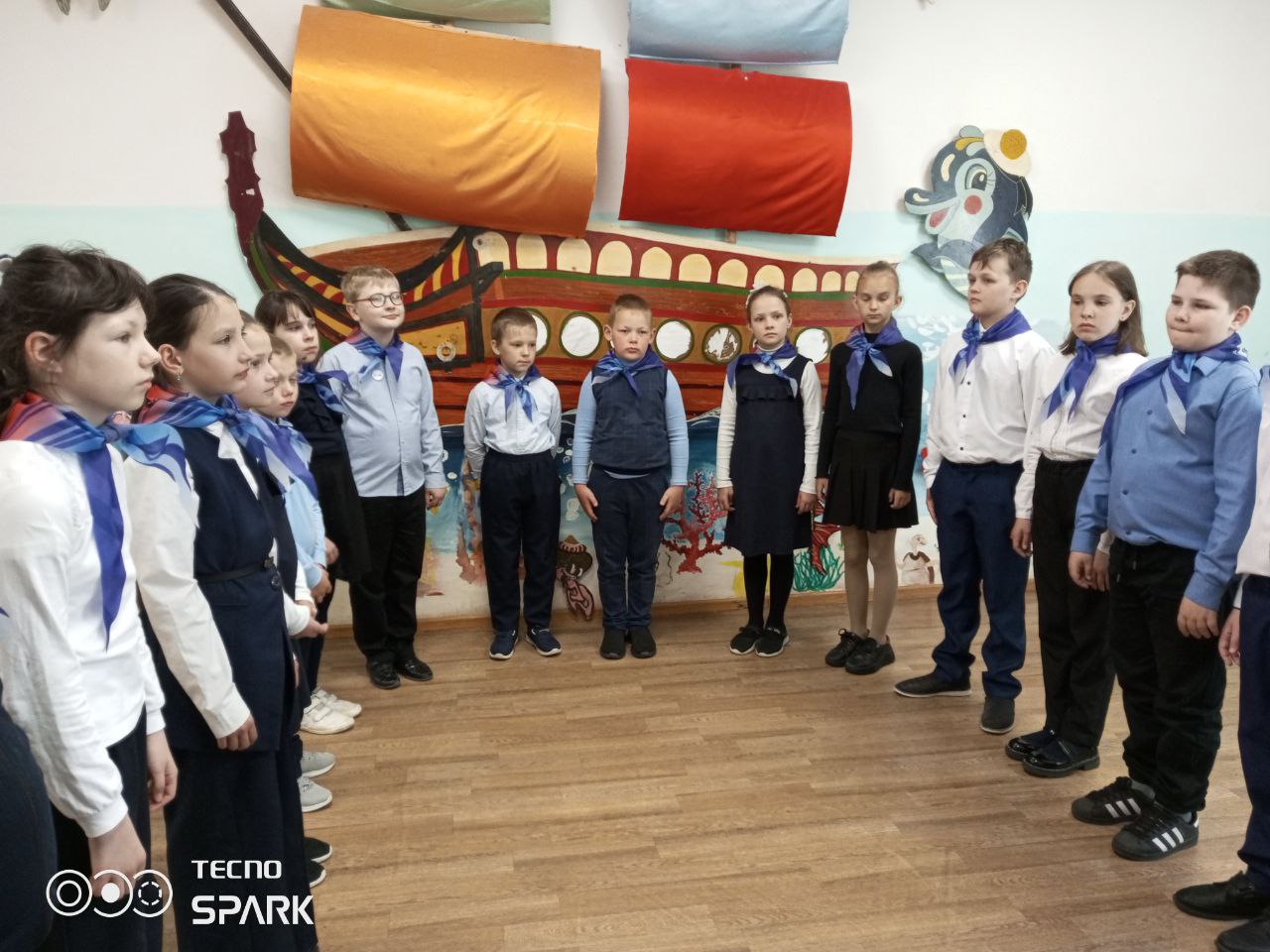 Торжественная церемония посвящения первоклассников в Орлята России.