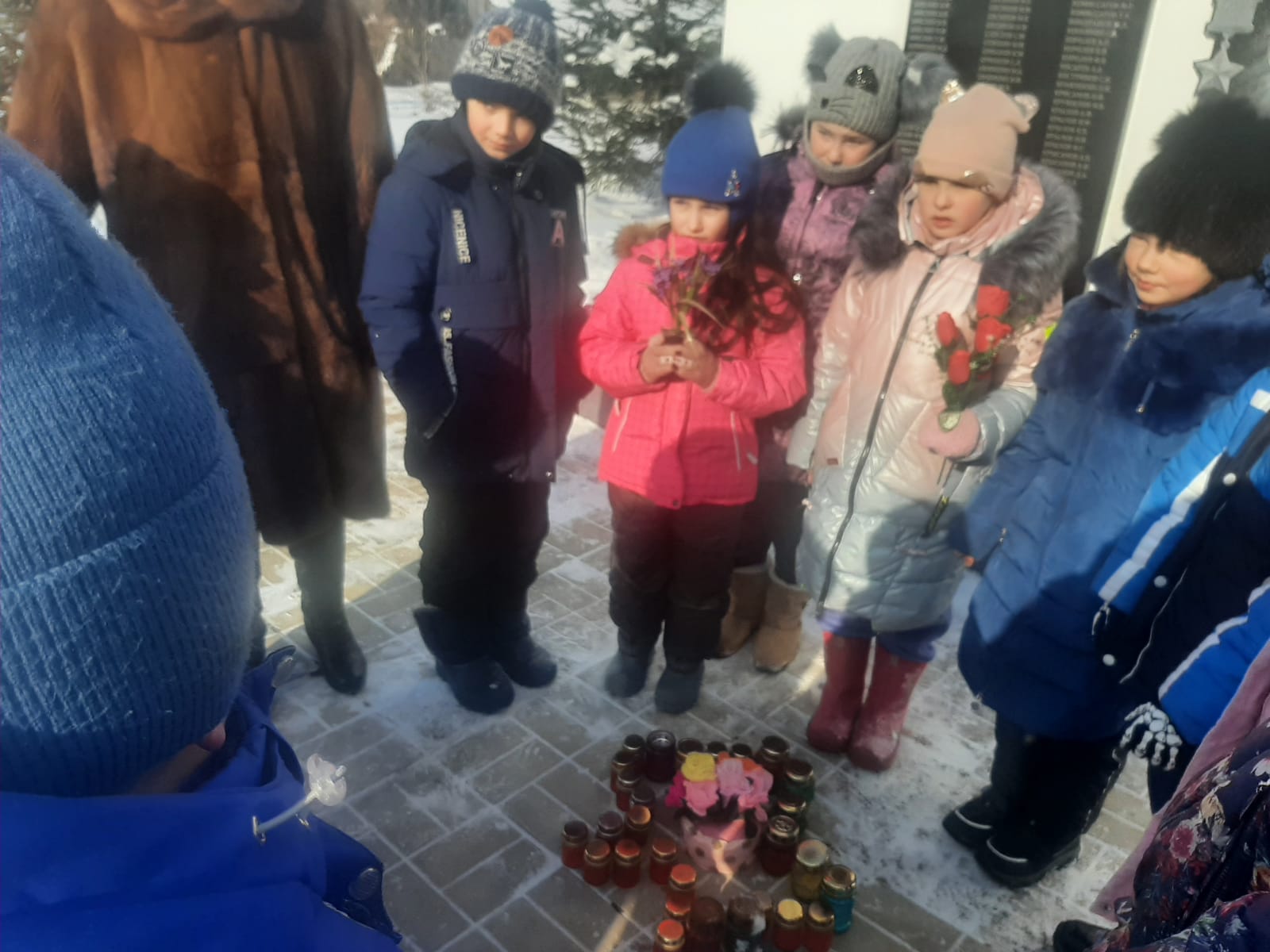 Возложение цветов, приуроченное к Дню Защитника Отечества.